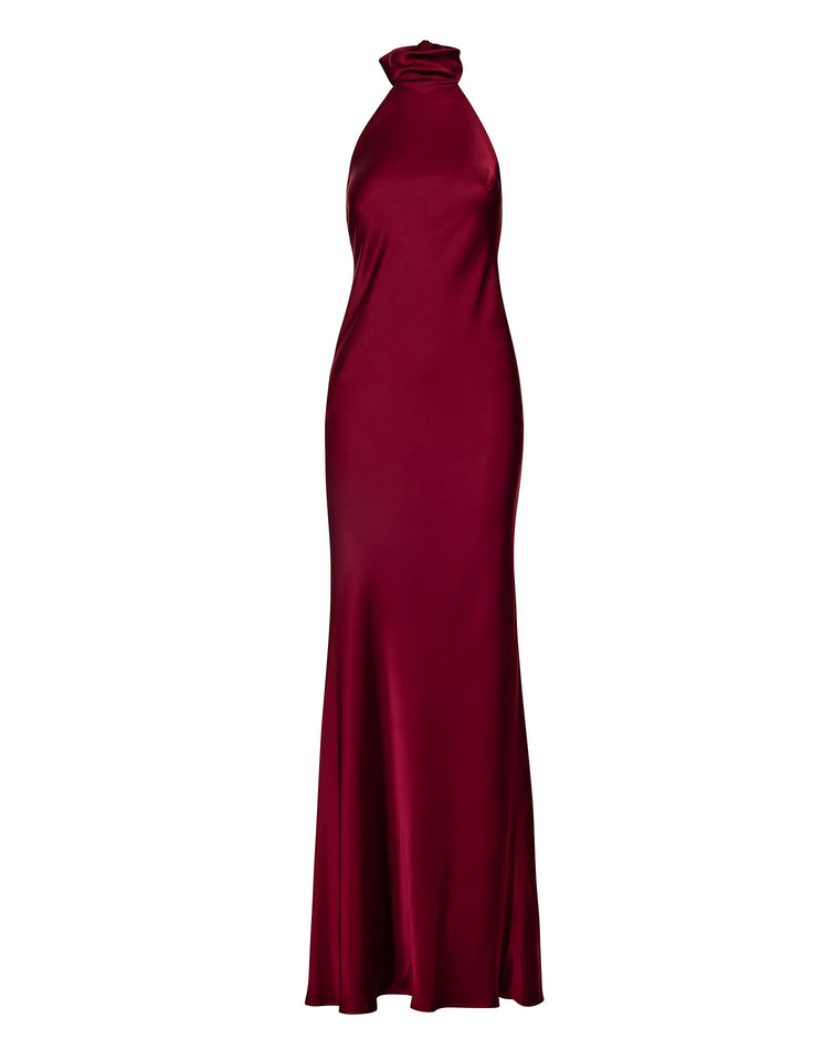 KYMA DRESS CHERRY RED