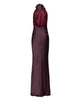 KYMA DRESS PURPLISH BROWN