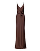 LUISA DRESS CINNAMON BROWN