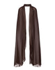TURTLENECK CAPE CINNAMON BROWN