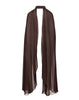 TURTLENECK CAPE CINNAMON BROWN