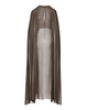 LONG SLEEVE CAPE | KHAKI