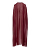 LONG SLEEVE CAPE | CHERRY RED