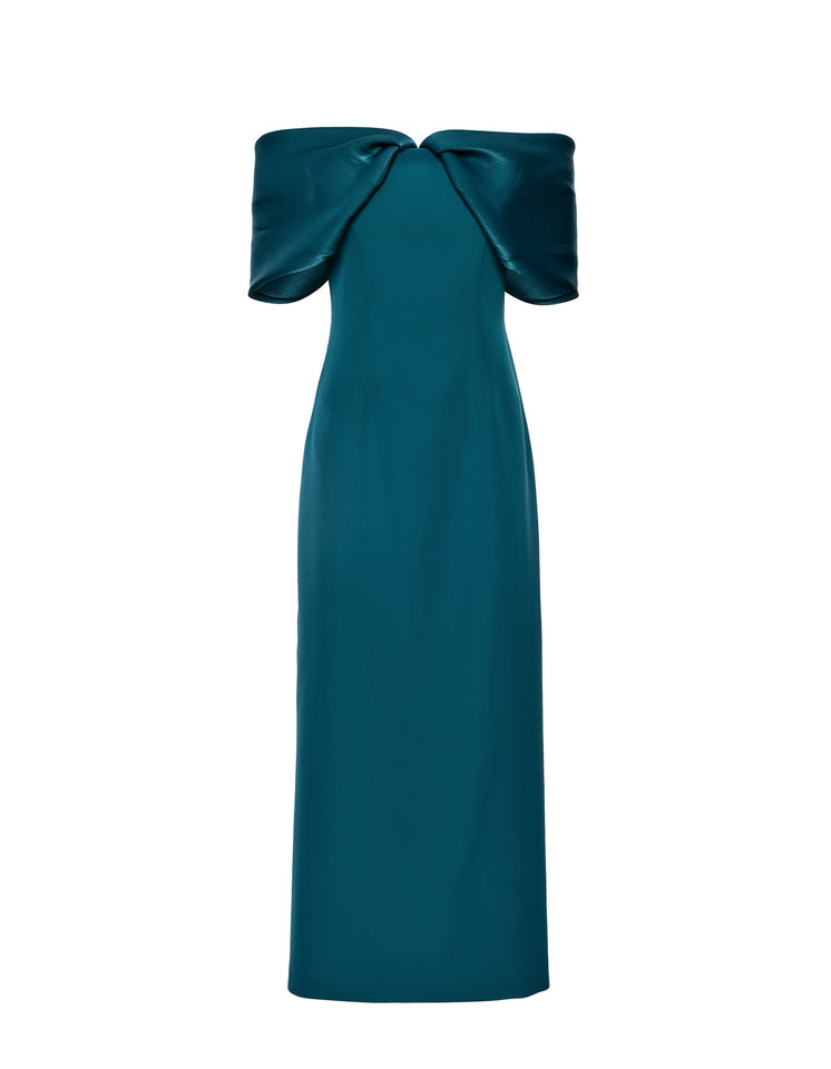 MADELEINE DRESS EMERALD
