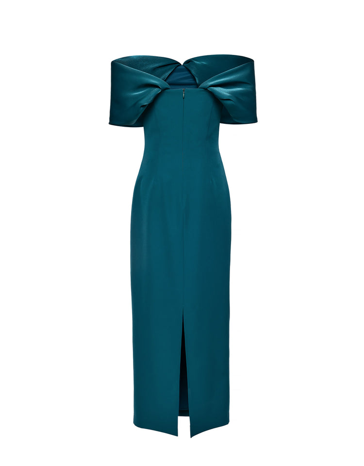 MADELEINE DRESS EMERALD