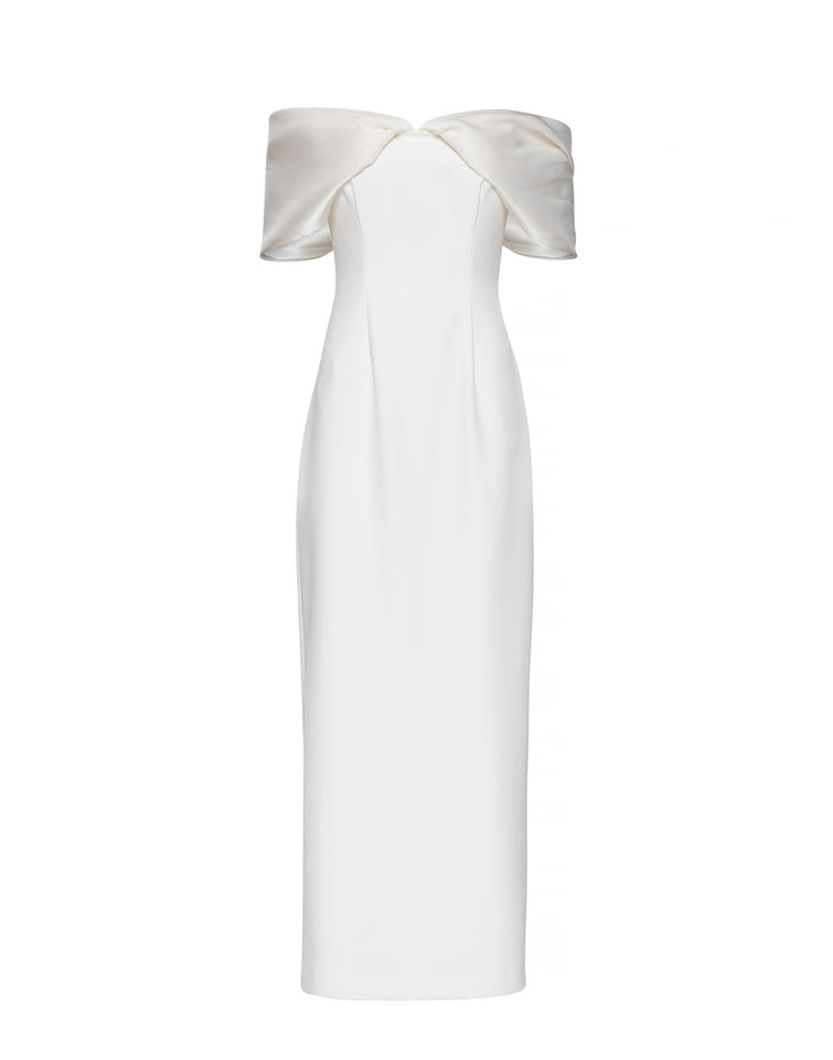 MADELEINE DRESS OFF WHITE