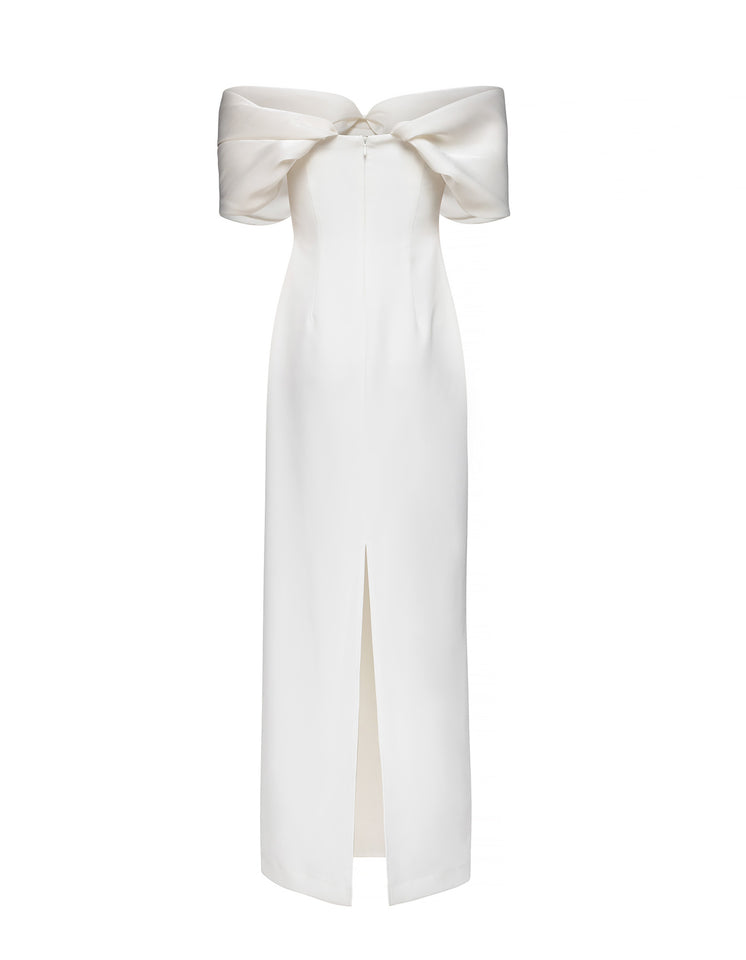 MADELEINE DRESS OFF WHITE