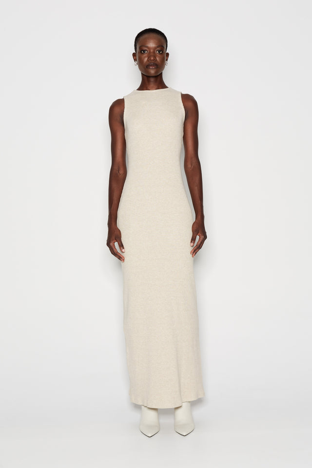 MINIMAL MUSE DRESS BEIGE