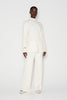 TAGLINES KNITTED PANTS OFF WHITE