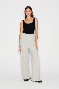 TAGLINES KNITTED PANTS GREY