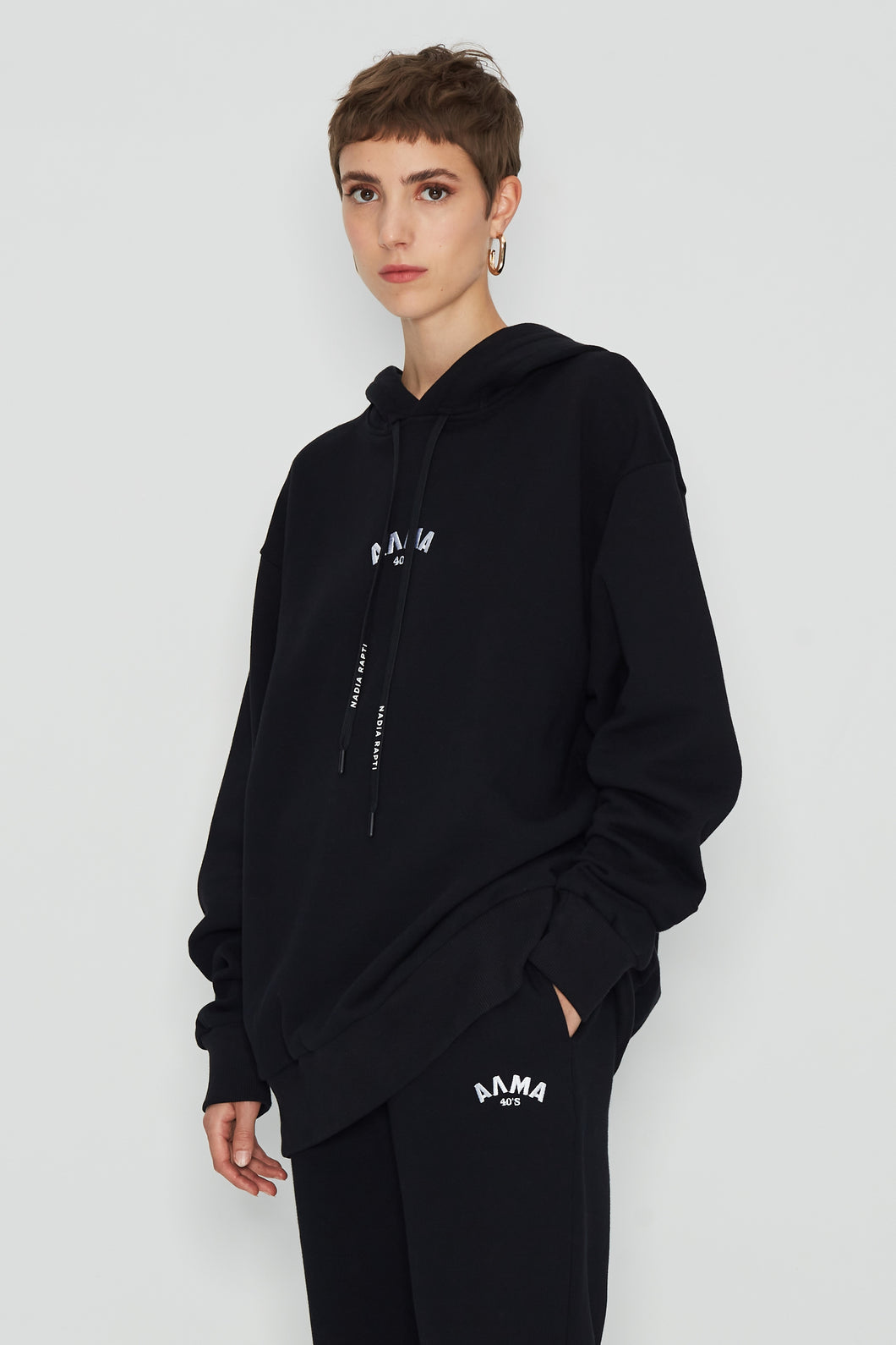 ALMA HOODIE BLACK