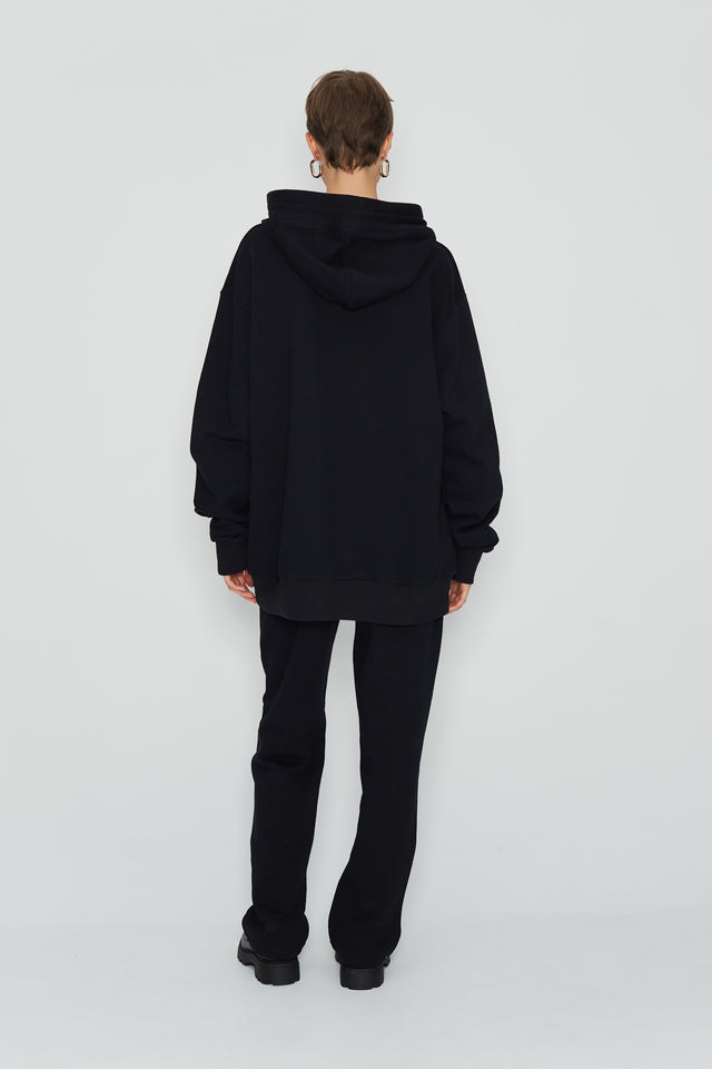 ALMA HOODIE BLACK