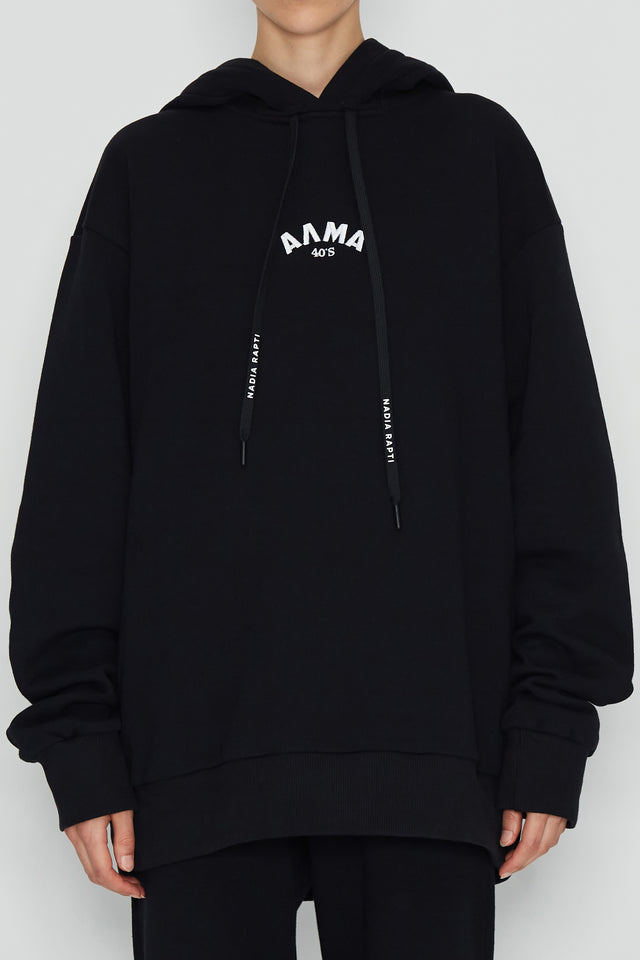 ALMA HOODIE BLACK