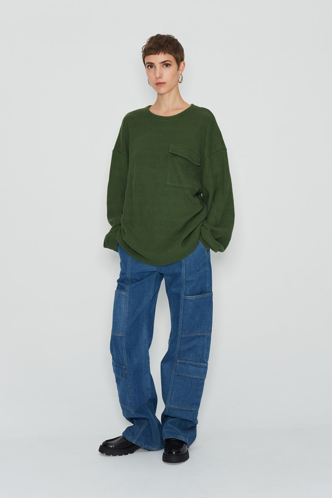 WINTER CAMOUFLAGE KNITWEAR GREEN