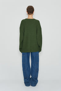 WINTER CAMOUFLAGE KNITWEAR GREEN