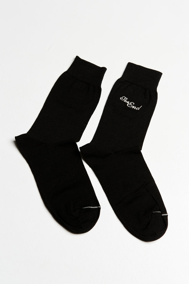 THE END SOCKS BLACK