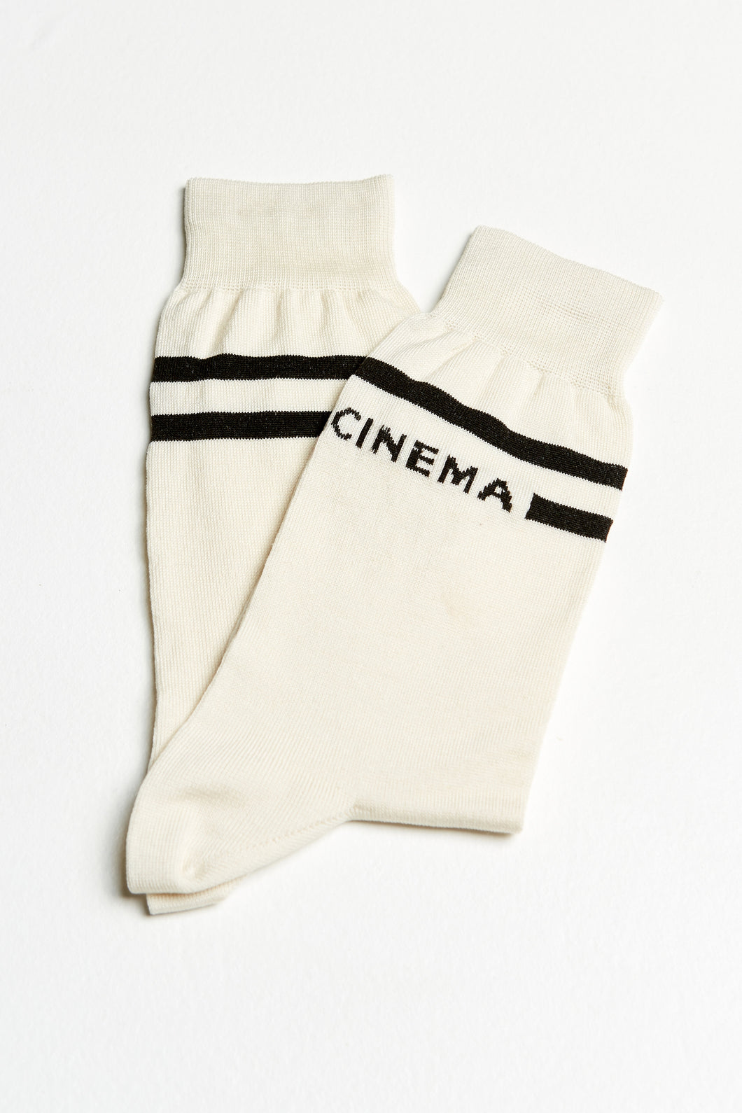 CINEMA SOCKS OFF WHITE - PRE-ORDER