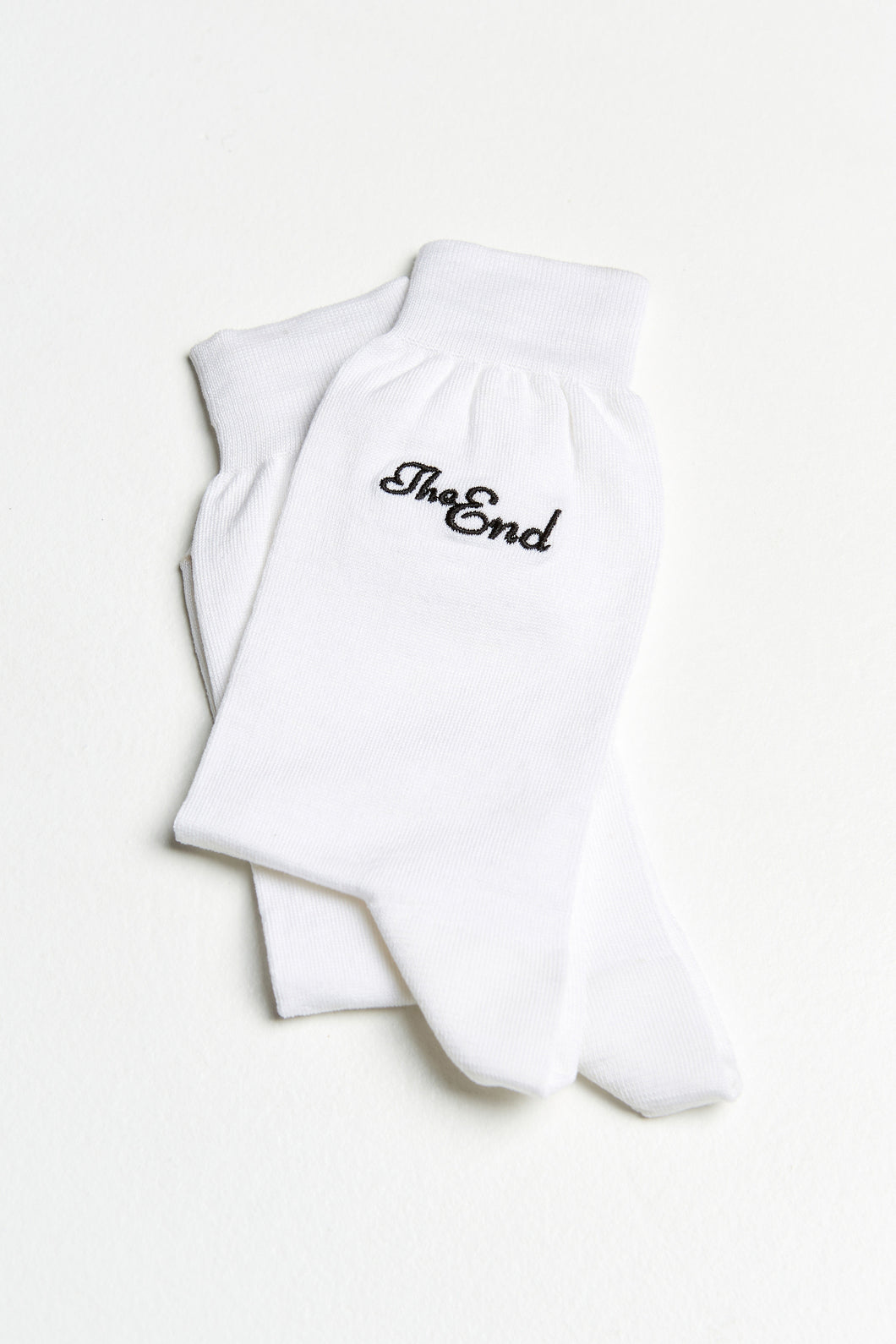 THE END SOCKS WHITE