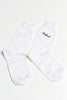 THE END SOCKS WHITE-GREEN