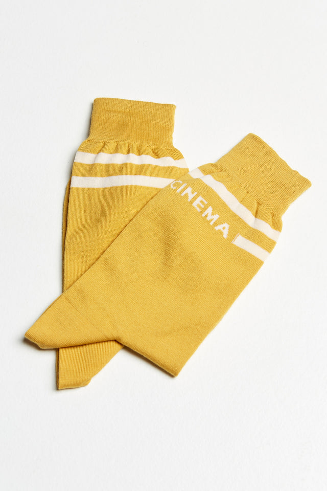 CINEMA SOCKS YELLOW - PRE-ORDER