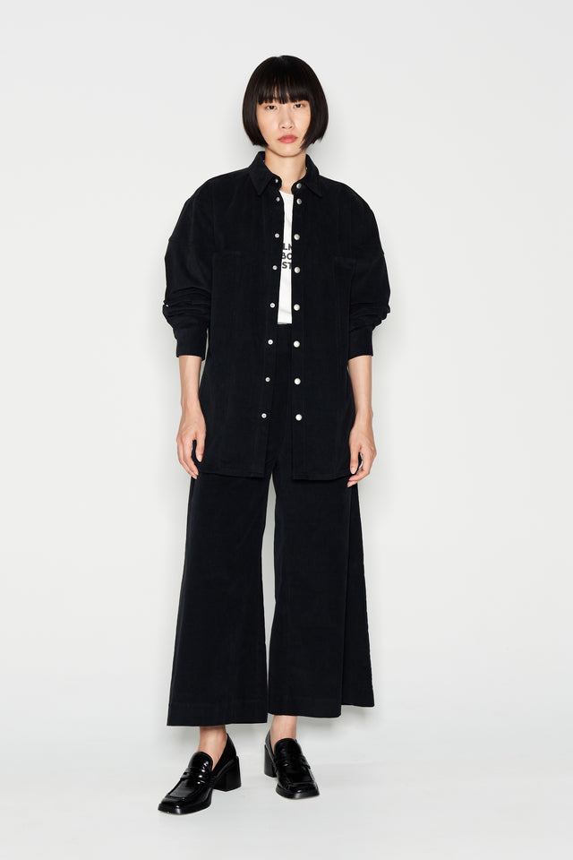 POP-CORN LOVER TROUSERS BLACK - PRE-ORDER