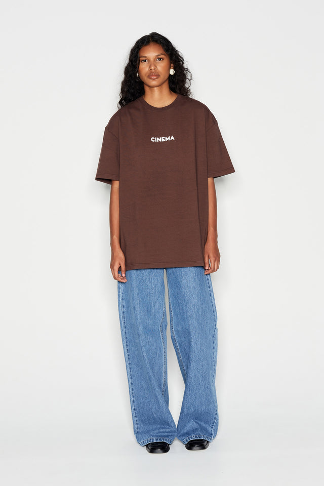 CINEMA T-SHIRT BROWN