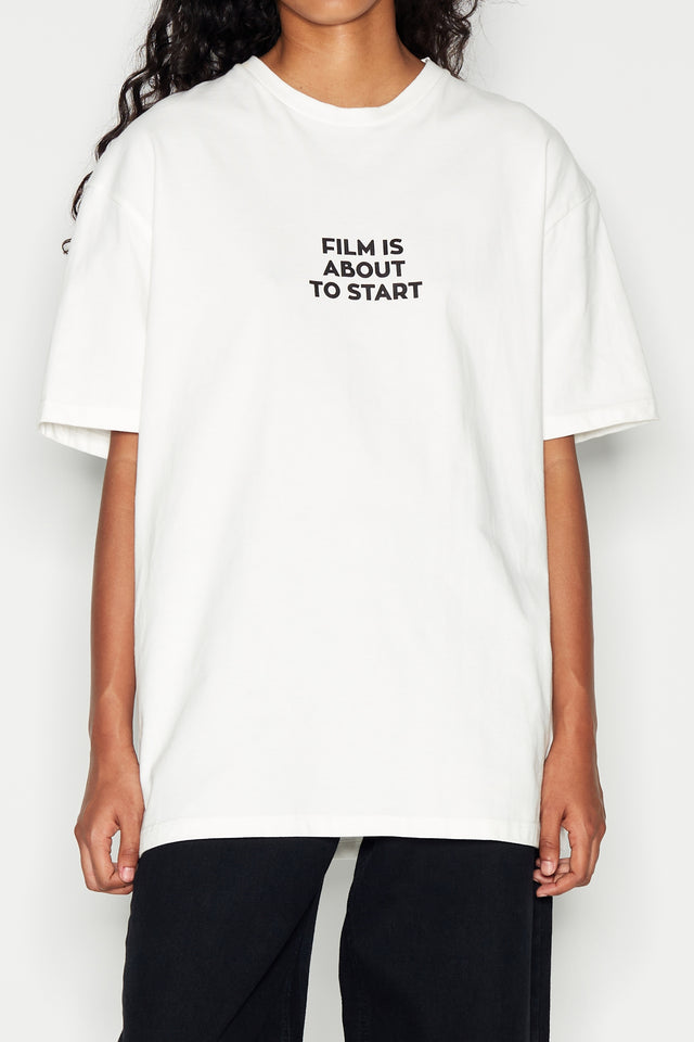 FILM IS ABOUT TO START T-SHIRT