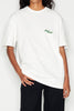 THE END T-SHIRT WHITE-GREEN