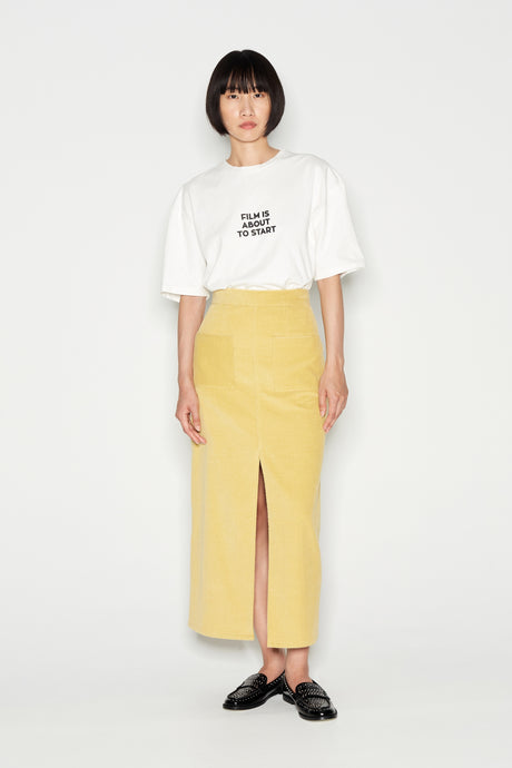 TIME TRAVEL SKIRT YELLOW