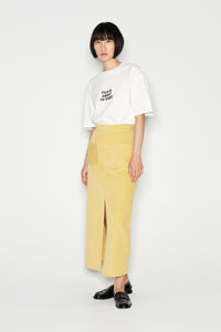 TIME TRAVEL SKIRT YELLOW