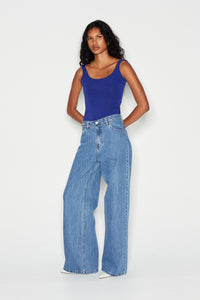 DENIM CREW TROUSERS BLUE