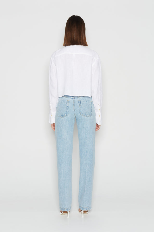 AQUAMARINE DENIM PANTS LIGHT BLUE