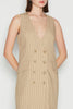 MIRAGE DRESS LIGHT BROWN