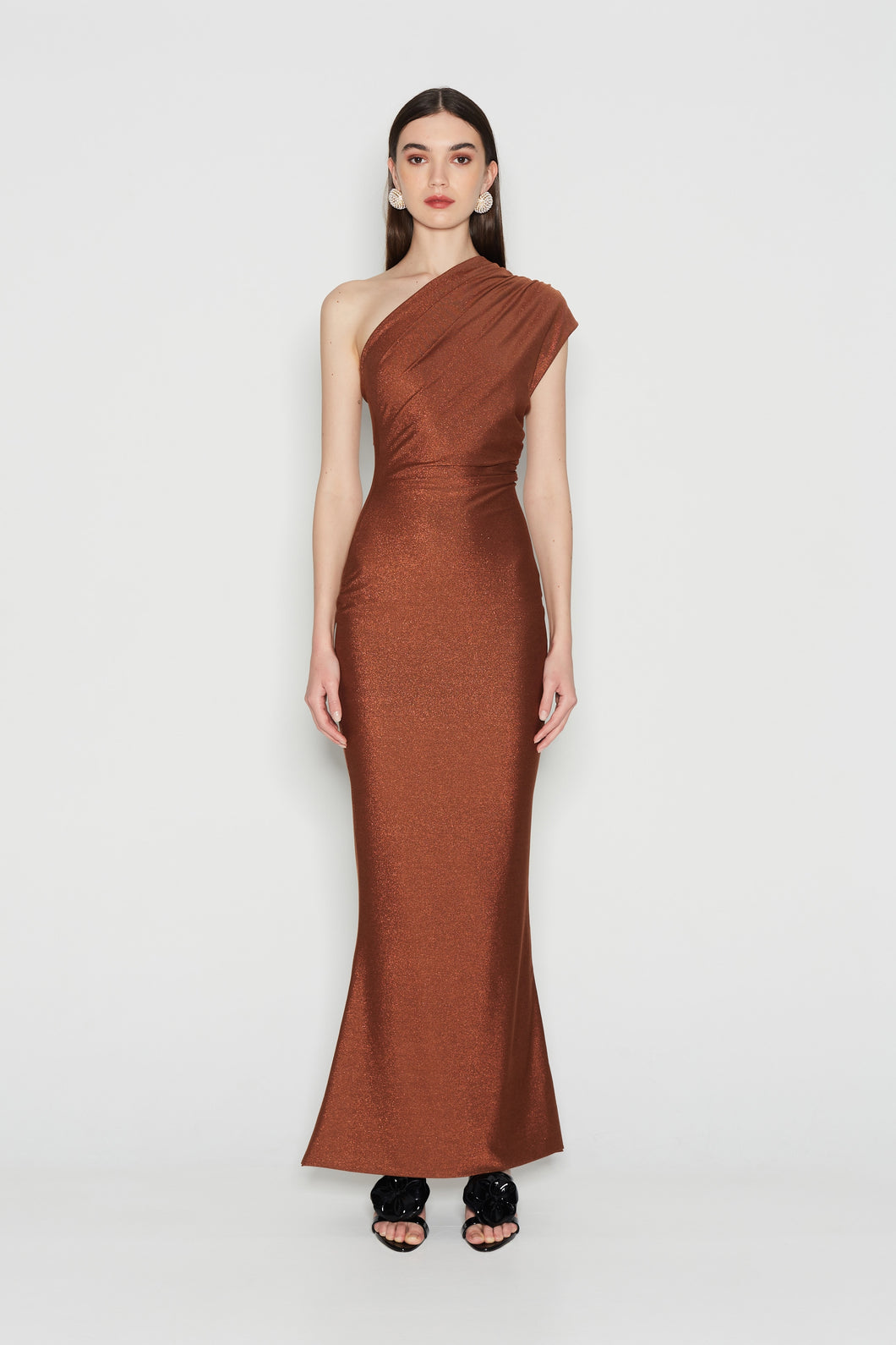 CARMEN DRESS BROWN