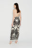 SHELL IN LOVE SARONG BLACK/WHITE