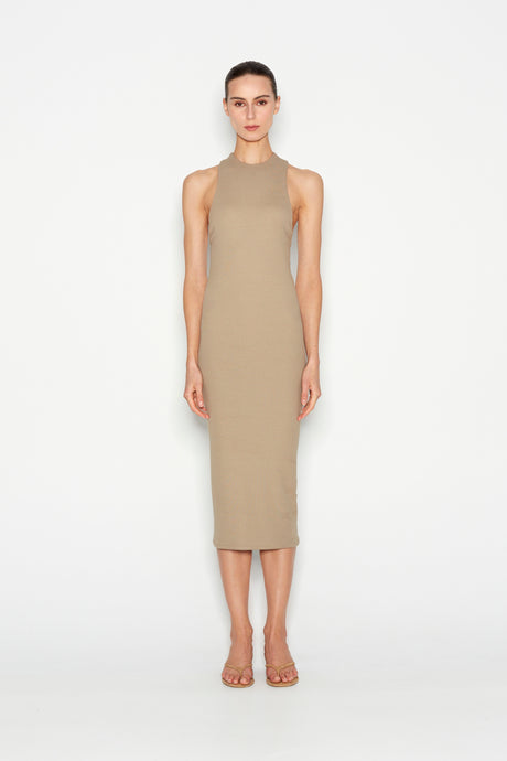 OASIS DRESS BEIGE