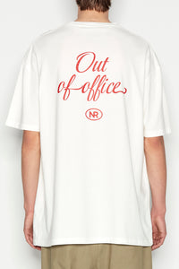 OUT OF OFFICE T-SHIRT RED