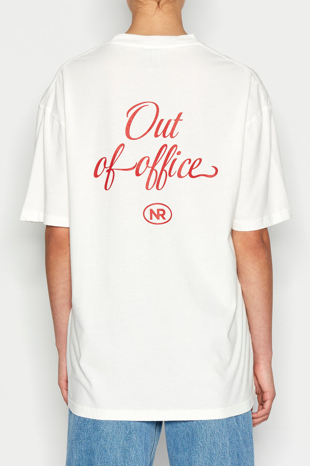 OUT OF OFFICE T-SHIRT RED