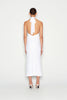 COCO NIGHT MIDI DRESS WHITE