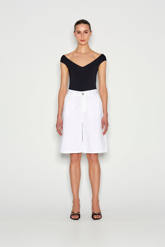 LAGOON DENIM BERMUDA WHITE