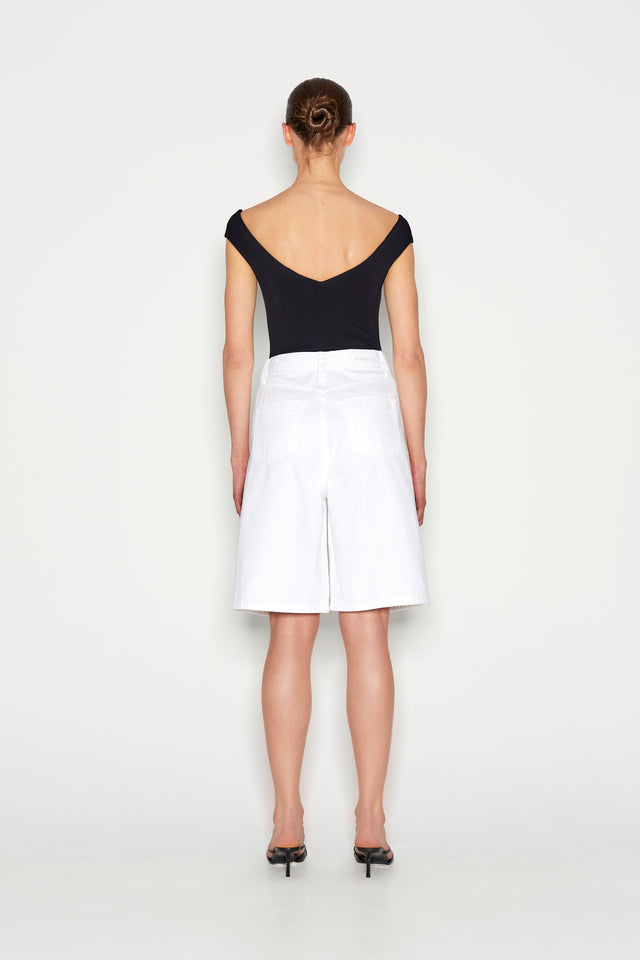 LAGOON DENIM BERMUDA WHITE