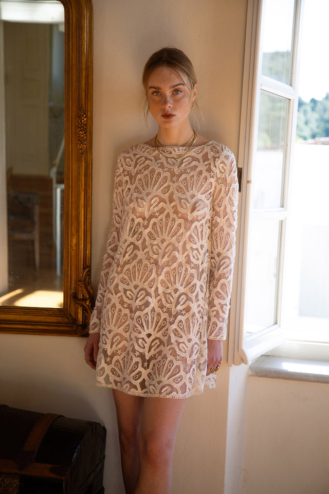 OPENNESS MINI TOP DRESS