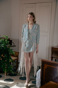 SCULPTURE JACKET LIGHT BLUE
