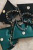 "TO THE WILDER" BLACK GOLD SHOULDER BAG