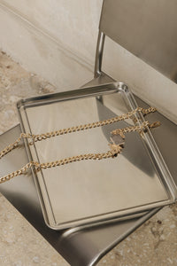"CRYSTAL" GOLD CHAIN BELT