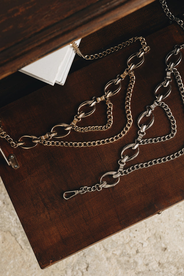 "AURORA" NICKEL CHAIN BELT