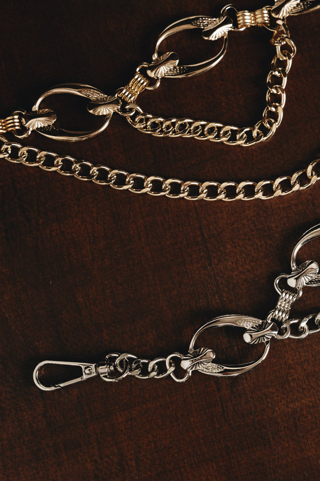 "AURORA" GOLD CHAIN BELT
