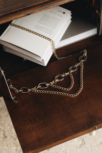 "AURORA" GOLD CHAIN BELT