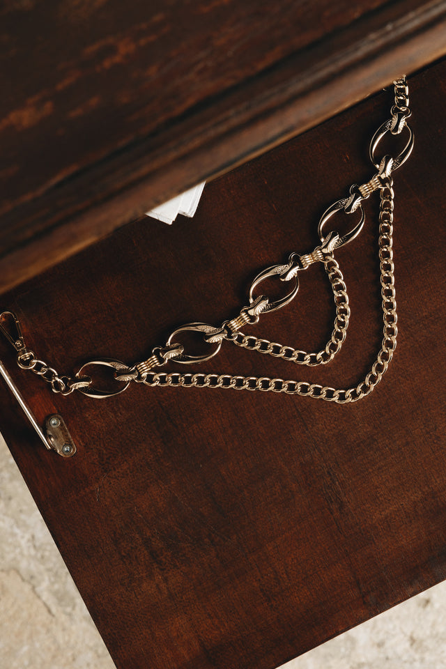 "AURORA" GOLD CHAIN BELT