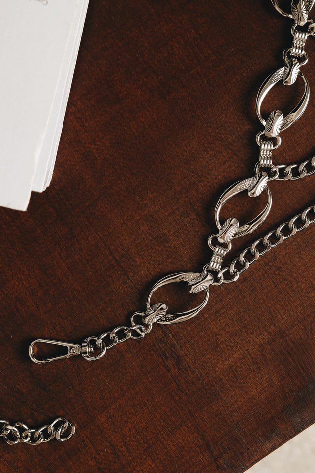 "AURORA" NICKEL CHAIN BELT